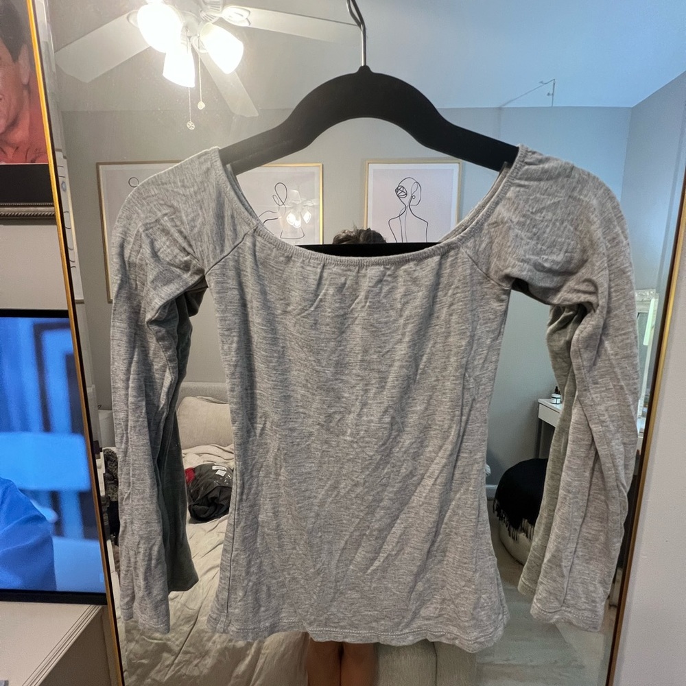 Off The Shoulder Mid Sleeve Top